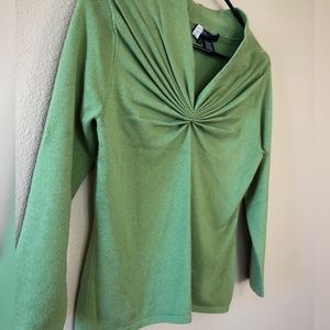 Etcetera green blouse
